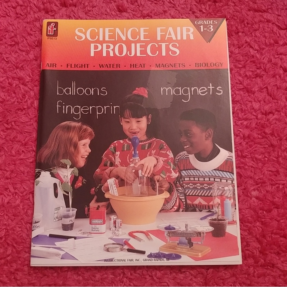 4/$15 🌻 NWT Grades 1-3 Science Fair Projects School Workbook